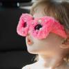 Weihnachts-Barbie Sonnenbrille und Haarbänder für Damen Neue pinke Hot-Girl-Outfits Trendige Plüsch-Nashornbrillen Weihnachten