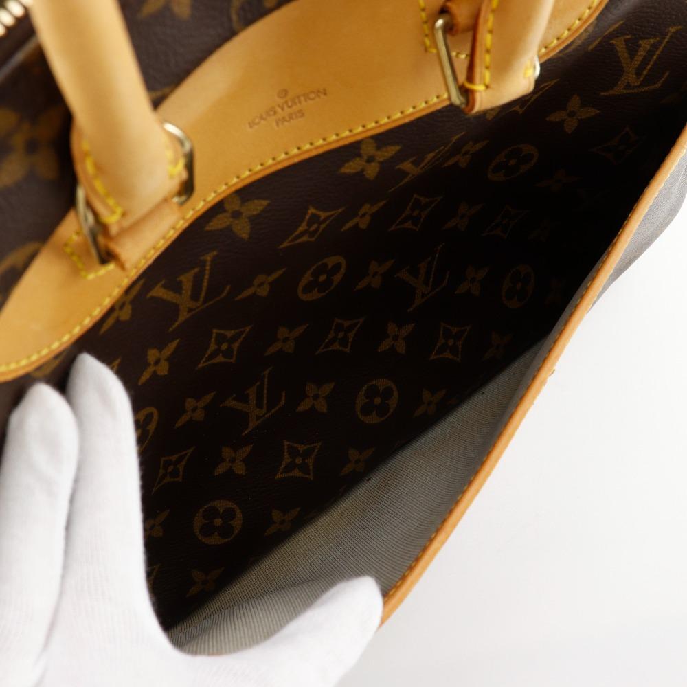 LOUIS VUITTON Deauville Handbag M47270 Boston bag Monogram canvas Women Used