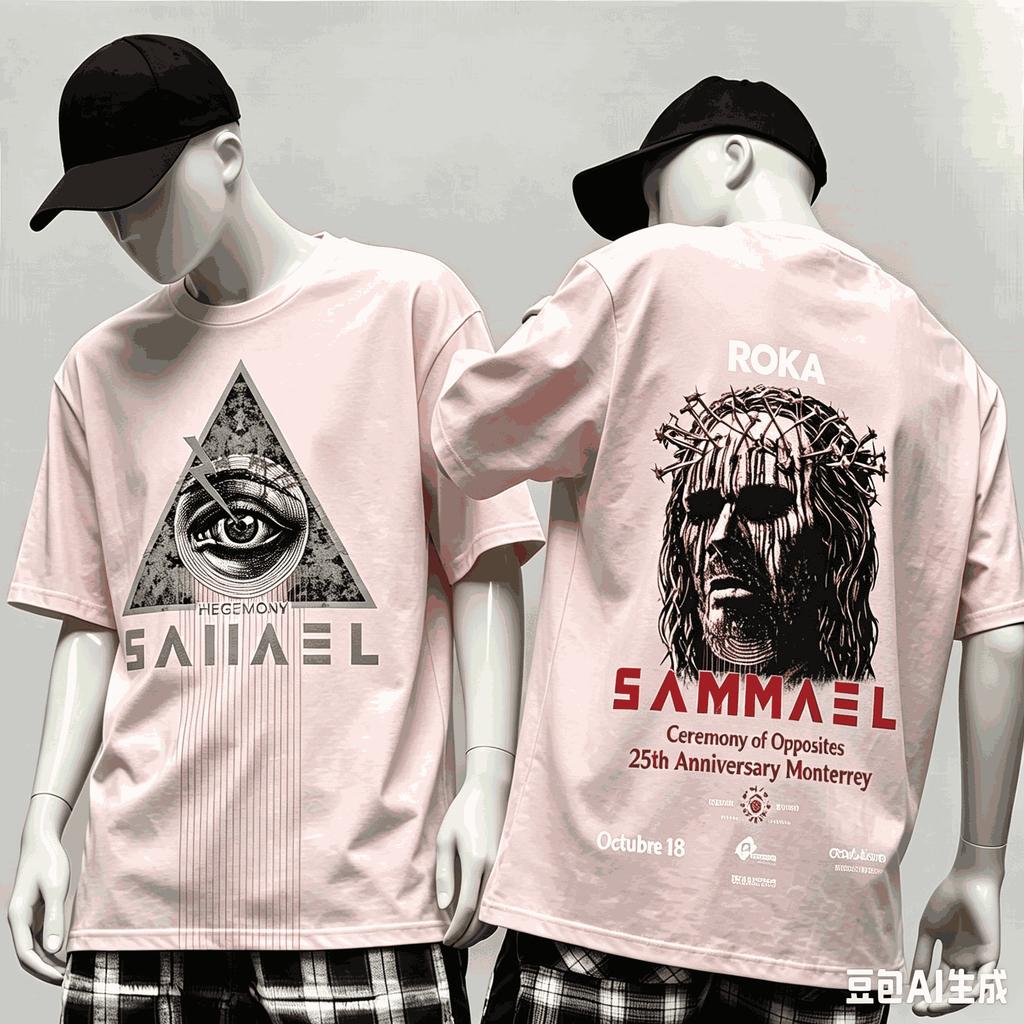 Samael Band For Fan Gift Tshirt Unisex Unisex Harajuku Oversized Unisex Short Sleeve Streetwear High Quality Couples Classic Soft