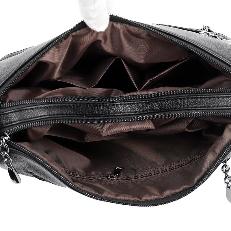 Multi-pocket Shoulder Bag, Retro Style Women's Bag, Lightweight Mom Bag, Elegant Crossbody Bag, Casual Women's Bag