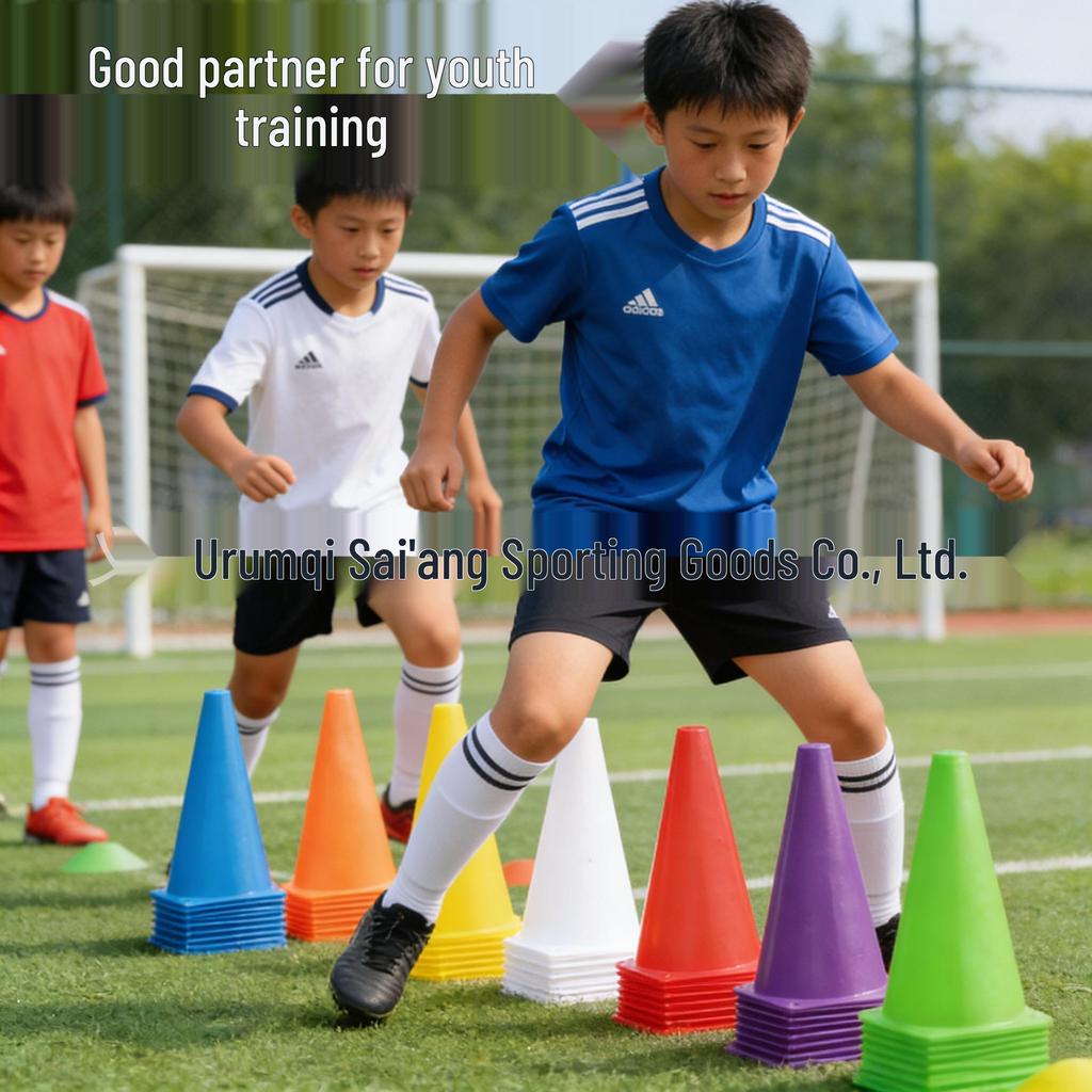 18cm Multi-color Children's Agility Training Cones for Basketball & Football