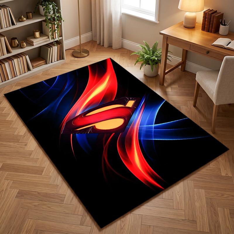 Superman (19) Office Carpets Suitable for Living Rooms Bedrooms Offices and Kitchens a Gift for Modern Home Decor