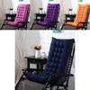 Solid Outdoor High Back Chair Cushion With Soft Polyester Fill And Precision Suture For Enhanced Comfort