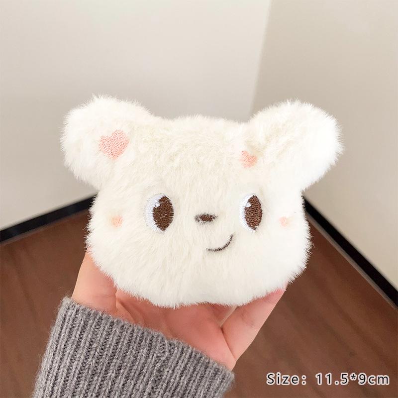 Japońska Kawaii Słonecznikowa Panda Pluszowa Broszka - Urocza Przypinka na Ubrania, Torby i Akcesoria.