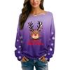 Womens  Fall Sweaters Long Sleeve Print Tops Pullover Sweaters Loose Dressy Casual Basic Clothes