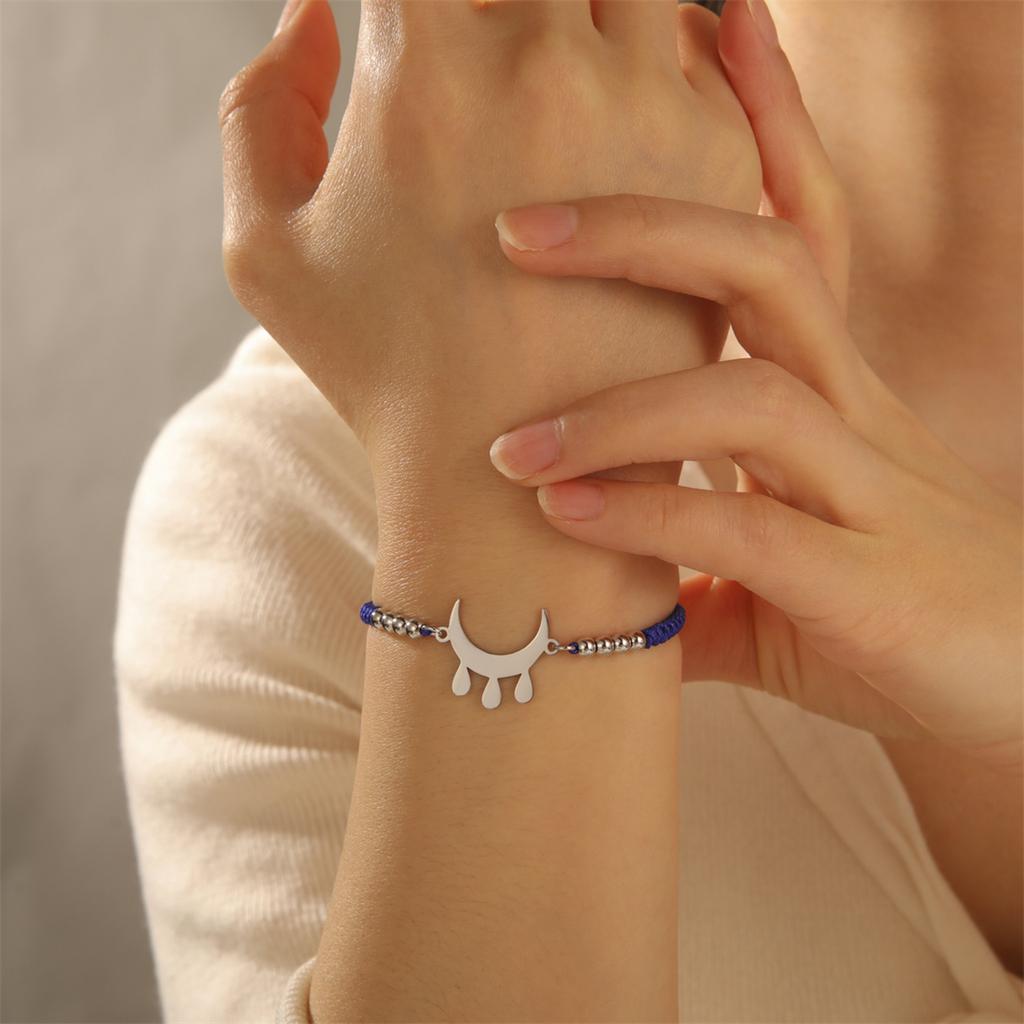  Stainless Steel Blessing Symbol Bracelet for Women Men Classic Geometric Pattern Bracelet Good Lucky Jewelry Party Gifts