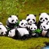 Panda Toy Amusing Exquisite Appearance Difference Display DIY Landscaping Accessories Eye-catching Decorative Embellishment