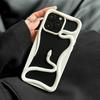 Cool 3D Snake Hollow Dissipate Heat Phone Case For iPhone 17 16 15 14 13 12 11 Pro Max White Shockproof Soft Silicone Cover