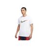 Nike Cartoon Pattern Large Logo Print Round Neck Casual Short Sleeve T-Shirt Men Tops White DR1288-100