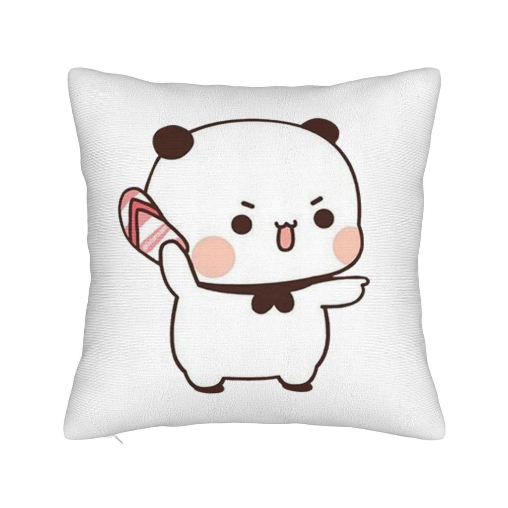 Bubu Dudu Watching The Moon Square Pillow Cases Cushion Cover Awesome Zipper Decorative Pillowcase for Bed 4040cm