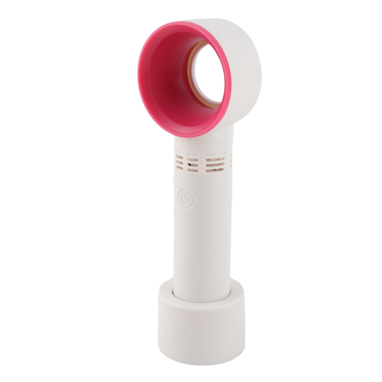 Portable Mini USB Rechargeable Bladeless Hand Held Grafting False Eyelashes Fan White белый