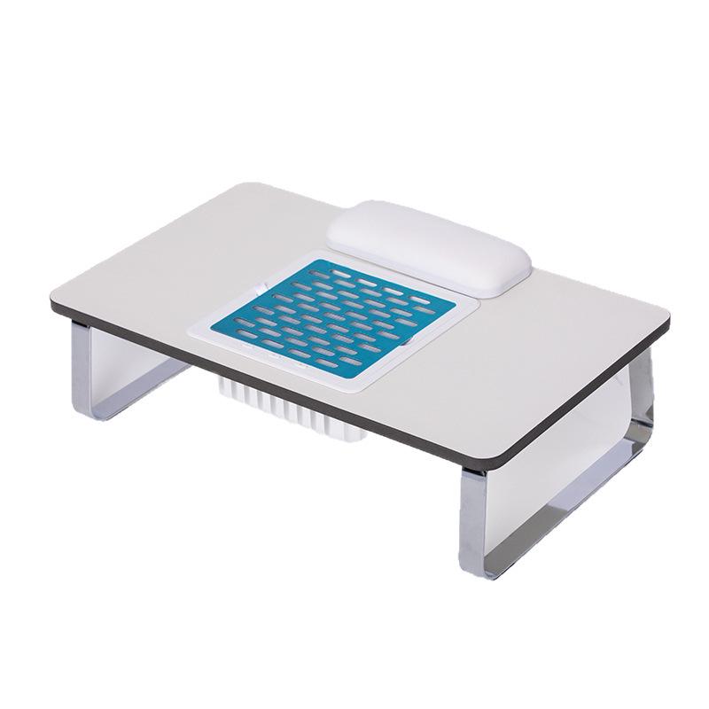 Portable High Suction Adjustable Speed Manicure Vacuum Dust Collector White US Plug