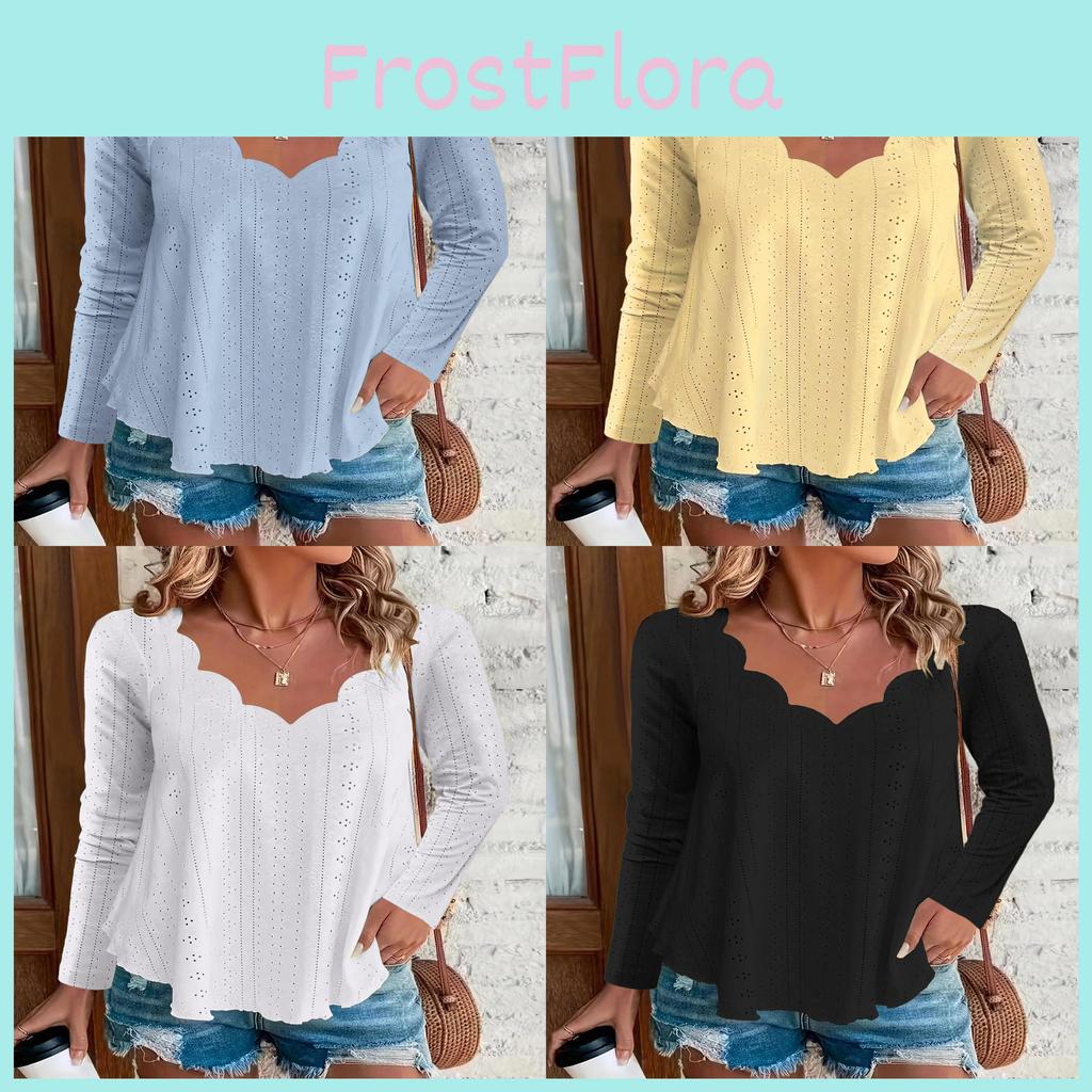 Womens Long Sleeve V Neck T Shirt With Breathable Polyester Splicing For Casual Fall Style