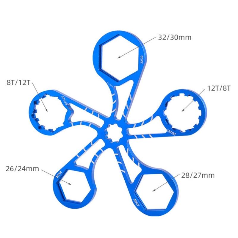 Bicycles Fork Caps Wrench Nylon/Alloy Bicycles Suspension Caps Removal and Installation Forks Spanner Tool for Repairing