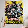Anime Midoriya Izuku My Hero Academia Cool Colorful Tapestry Wall Hanging Bohemian Wall Tapestries Mandala Wall Hanging Sheets