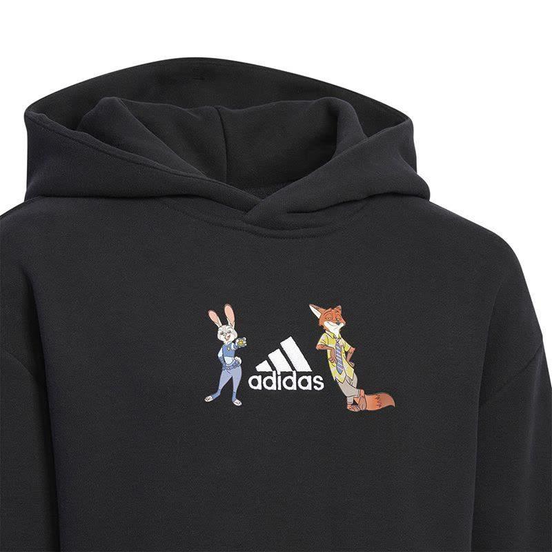 adidas Детская толстовка X Disney, черная, IB7746