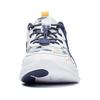 Li Ning Kids Comfortable Simple Shock Absorbing Wear Resistant Low Top Running Shoes Kids Running Shoes White Blue YKNT090-13