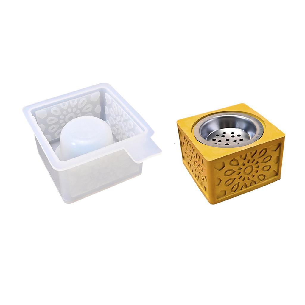 Premium Food Grade Silicone Incense Burner Mold For Candle Making And Aromatic Crafts With Arabic Design