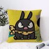 Japanese Anime Rranma 12 P Chan Cushion Cover Organic Linen Square Pillow Case Durable Nonallergenic And Kind To Skin