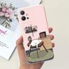 For Vivo Y33S 4G 5G Phone Case For Vivo Y55 5G Y21 2021 v2109 Back Cover Soft Liquid Silicone Bumper Goothic Style Coque Funda