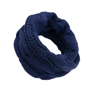 Neck Warmer Round Acrylic Fiber Odorless Tear-resistant Warm And Stay Stylish High Dense AcrylicFibers Knit Neck Warmer, Black
