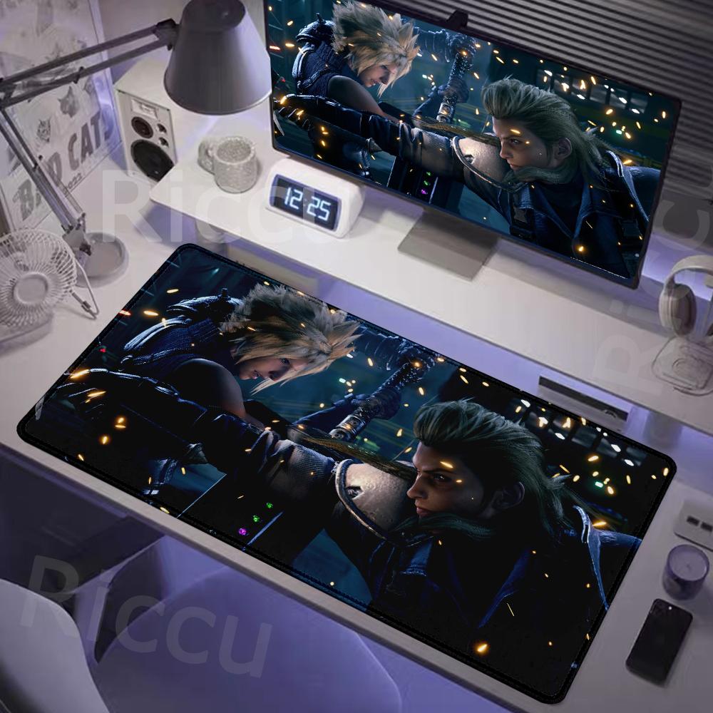 FINAL FANTASY VII REMAKE INTERGRADE electronic sports Locking edge Gamer Large HD Print Computer Desk Locking Edge Keyboard Pad
