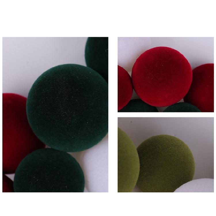 Colored Ball Wreath Door Hanging Decoration Handmade Christmas Wreath For Front Door Wall Or Window Display Home Decoration