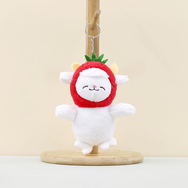 

Soft Sweet Plush Lamb Keychain With Cute Colors Perfect For Kids And Gifts Red Sheep
