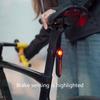 Luce Posteriore LED per Ciclismo Bicicletta Luce Posteriore Bicicletta Torcia Sicura Luci Posteriori Bicicletta Luce Posteriore Bicicletta con Sensore di Frenata