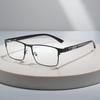 Vintage Metal Square Reading Glasses Men Classic Presbyopic Glasses Male Business Anti-blue Light Eyeglasses