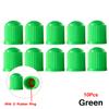 AUTCOAT Tire Stem Valve Caps, with O Rubber Ring, Universal Stem Covers for Cars, SUVs, Bike and Bicycle, Trucks, Motorcycles