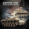 Non-Toxic Ww2 Classic Army Tank Bricks Moc Model Military War Armored Cars Building Blocks Educational Toys For Children Birthday Gift Diy