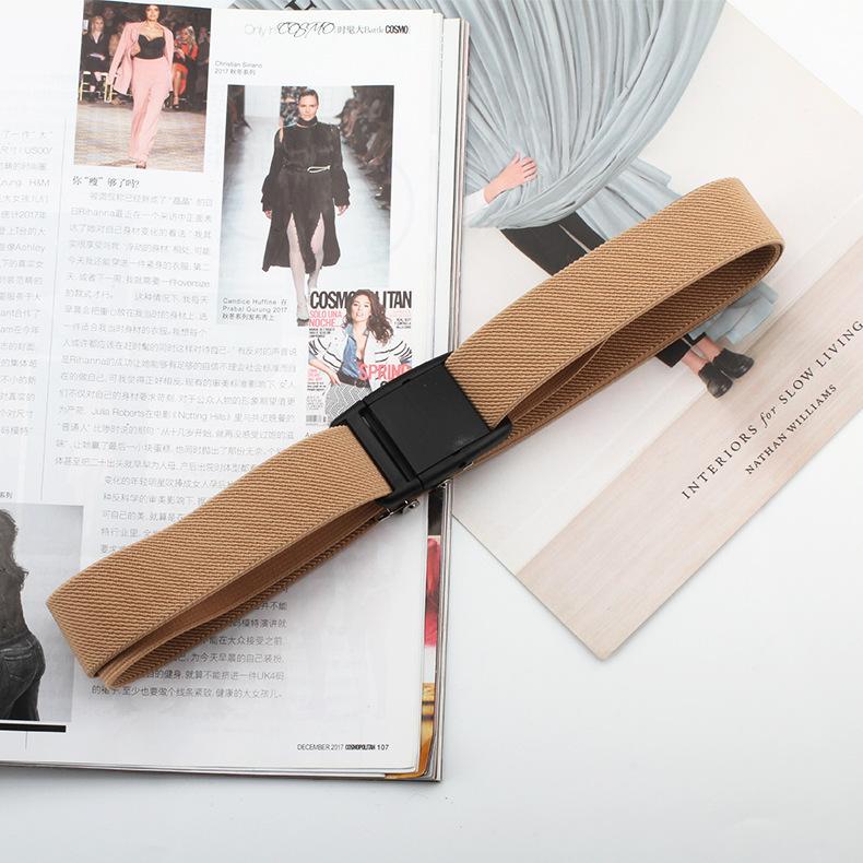 Lazy Belt Elastischer Elastischer Jeansgürtel Damen Dekoratives Taillensiegel Kein Stanzen