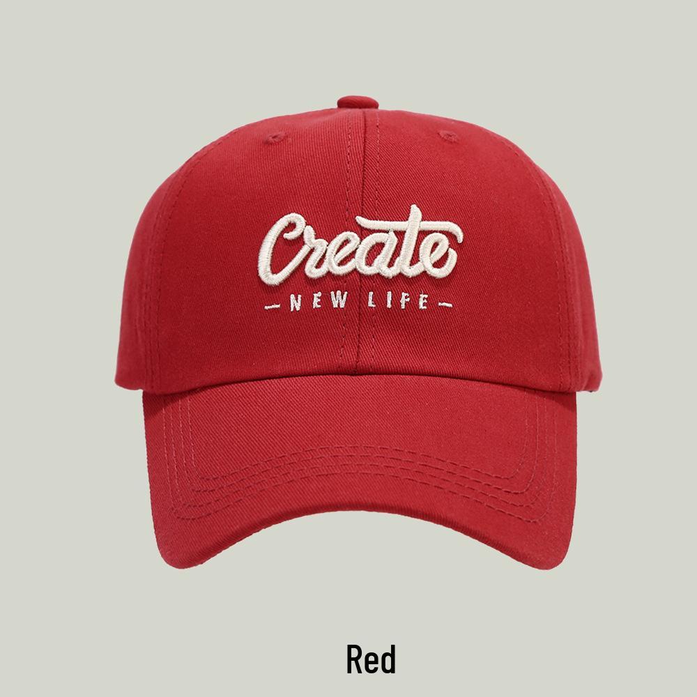 Retro Embroidered Baseball Cap with Face Cover for Men & Women - Spring/Summer Sunshade for Outdoor Travel