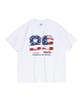 CARGOBROS FOR WOMAN American Flag Short Sleeve T-Shirt (White)