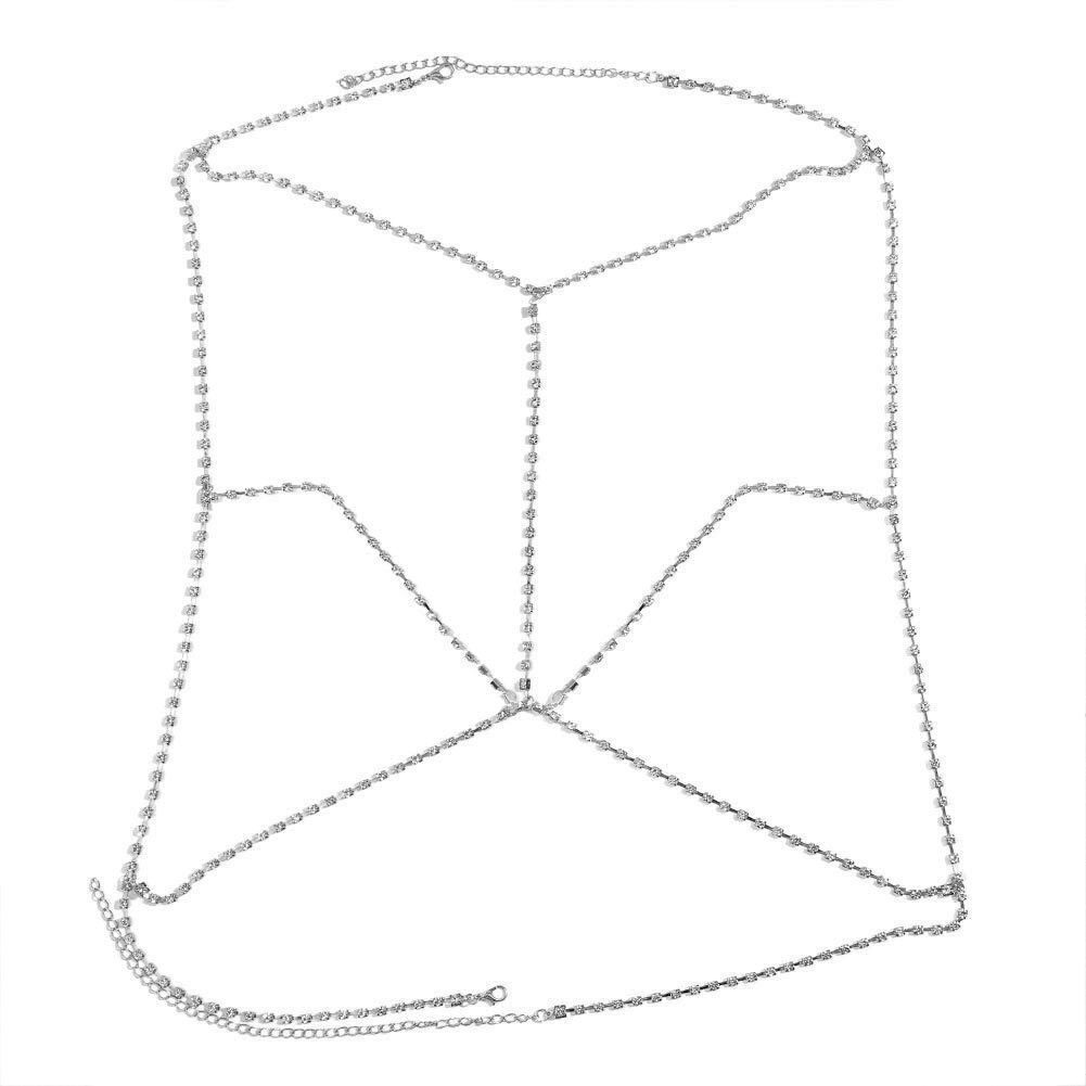 

Elegant Body Chain Jewelry for Women Adjustable Length Lightweight Metal Chain Accessory for Casual and Formal Wear One Size