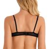 Sutiã push up sexy feminino com armação, sutiã acolchoado com acabamento em renda balconette bralett