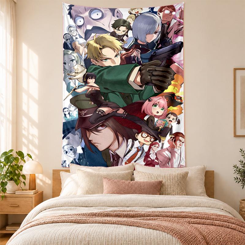 Spy X Family Tapestry Highquality for Decorating Living Room Bedroom Dorm Walls Ideal As Bedroom Wallart Orholiday Gift