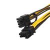 PCI-E 6-pin to GPU Graphics Card 2x 8-pin Power Splitter Cable PCI Express