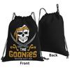 Custom The Goonies Never Say Die Drawstring Bags Women Men Foldable Sports Gym Sackpack Gothic Pirate Skull Training Backpacks