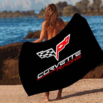 C-Corvette Anime Strand Badeset Weiches Saugfähiges Waschlappen Kindergeschenke Für Kinder Reisen Camping Fitnessstudio