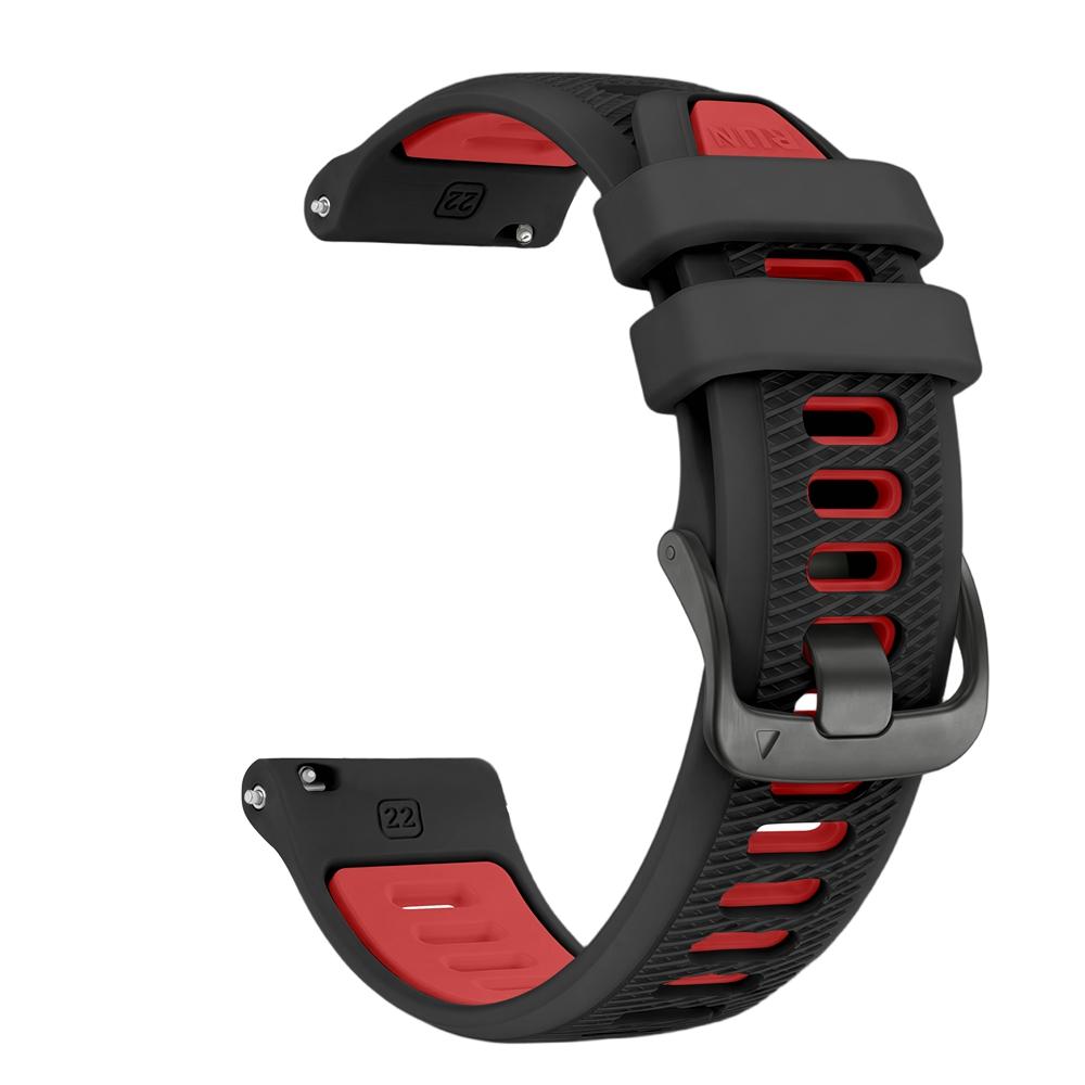 Two-tone Silicone Watch Strap For Garmin Forerunner 265 255 Music 570 47mm/Venu 4 3 2 45mm/Vivoactive 4 Watch SmartWatch bands