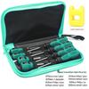 8-in-1 Multi-Functional Screwdriver Set: Phillips, Flathead, U-Shaped, Y-Shaped, with Strong Magnetic Tips