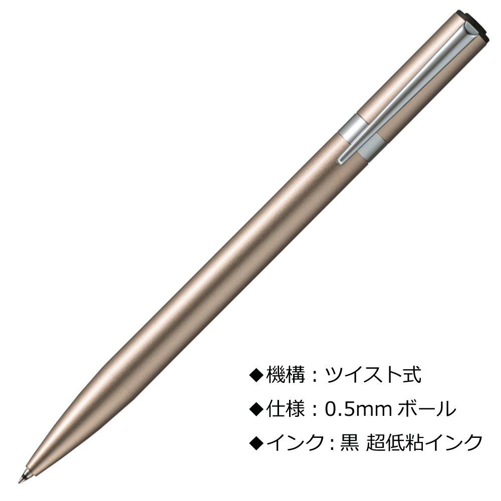 Tombow Oil-Based Ballpoint Pen ZOOM L105 0.5mm Champagne Gold FLB-111B