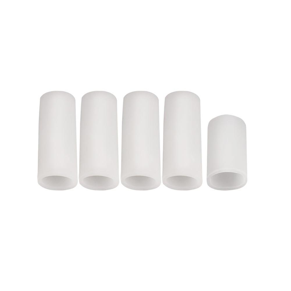 2\5 Stück Weiche Silikon Fingerprotektor Gelröhrchen Kleiner Zehenschutz Hühneraugen Schmerzlinderung Ärmelüberzug Zehentrenner Fußpflege Werkzeug