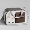 Foldable Portable Pet Backpack, Breathable Outdoor Single Shoulder Pet Carrier Bag for Small Dogs & Cats