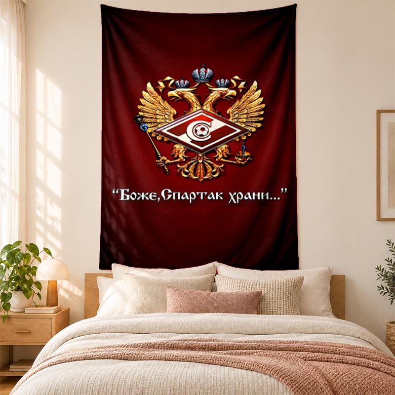 FC Spartak Moscow Tapestry Highquality for Decorating Living Room Bedroom Dorm Walls Ideal As Bedroom Wallart Orholiday Gift