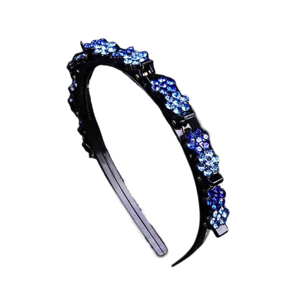 Plum Blossom Hair Bands with Clips Elegant Toothed Clip Braided Hairband  Gifts