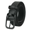 Men'S Belt Casual Nylon Belt Simple Outdoor Elastic Woven Belt Pin Buckle Belt Men'S