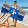 AJ Auxerre Print Beach Towel, Large Soft Quick Dry Towel for Beach Camping Swimming